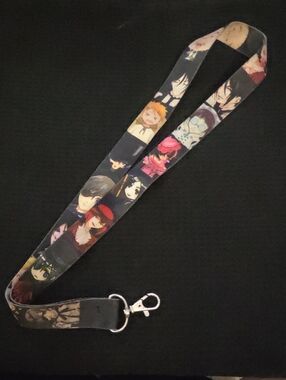 "Black Butler" Lanyard in Black